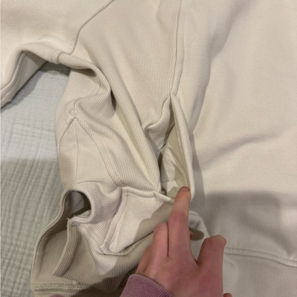 lululemon athletica Scuba Side-Slit Hoodie - Bone - Picture 3 of 5